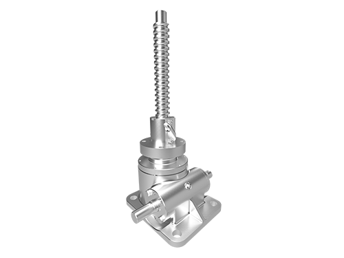 Kugelgewinde-Hubgetriebe mit Fuß
